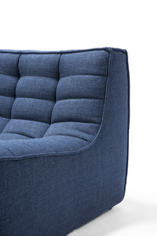 Ethnicraft N701 sofa - round corner - Blue