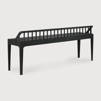 Ethnicraft Spindle black bench 