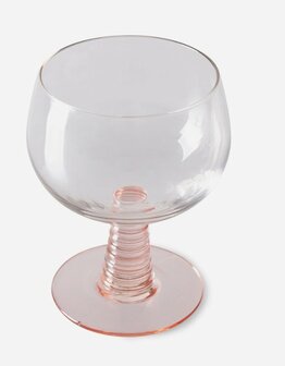 HKLIVING The emeralds: wine glass low, nude