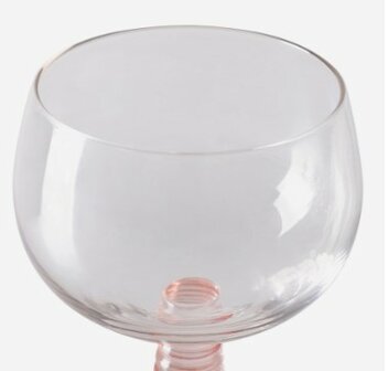 HKLIVING The emeralds: wine glass low, nude