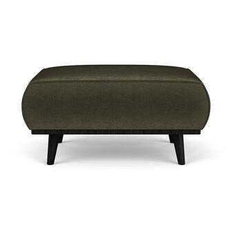 BePureHome Statement Hocker Fluweel Warm Groen