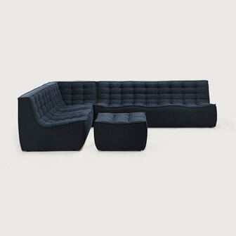 Ethnicraft N701 sofa - footstool- Graphite