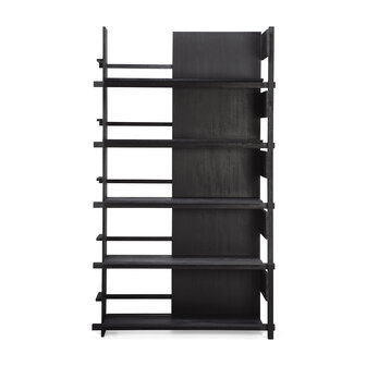 Ethnicraft abstract rack teak black