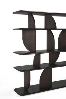 Ethnicraft Geometric rack varnished teak-dark