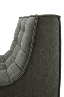 Ethnicraft N701 sofa - round corner Moss