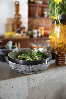 HKLIVING 70s ceramics: salad bowl, rock on