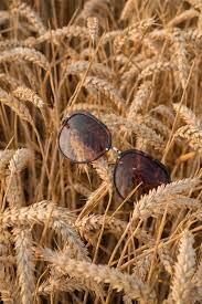 ZUSSS ZONNEBRIL GEVLEKT BRUIN/GOUD