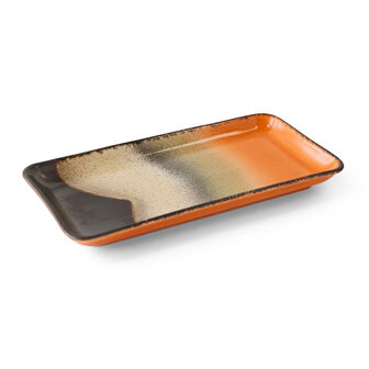 HKLIVING 70s ceramics: small trays, twenty four hours (set of 2)