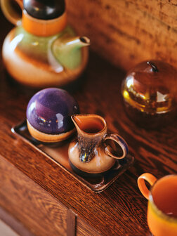 HKLIVING 70s ceramics: small trays, twenty four hours (set of 2)