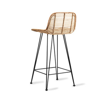 HKLIVING rattan barstool natural