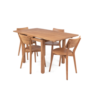 dBodhi Dino Square Extendable Dining Table 80x140cm