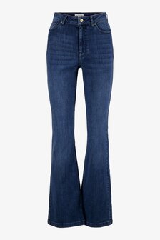 Zusss flared jeans donkerblauw