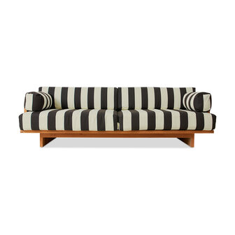 HKLIVING Outdoor Sofa Teak Stracciatella