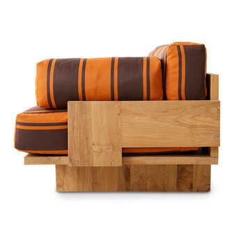 HKLIVING Outdoor Sofa Teak Retro