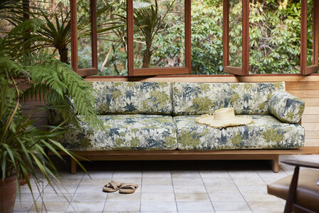 HKLIVING Outdoor Sofa Teak Botanical