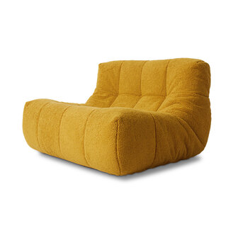 HKLIVING Lazy Lounge Chair Fluffy Ochre