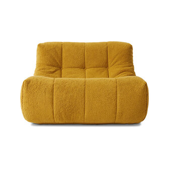 HKLIVING Lazy Lounge Chair Fluffy Ochre