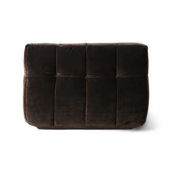 HKLIVING Lazy Lounge Chair Royal Velvet Espresso