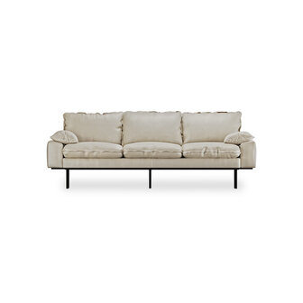 HKLIVING Retro Sofa 3 Zits, Pure Ivory