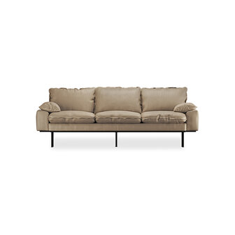 HKLIVING Retro Sofa 3 Zits, Pure Earth