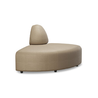 HKLIVING Jax Couch Element Angle Pure, Earth