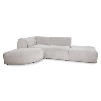 HKLIVING Jax Couch Element Angle, Light Grey