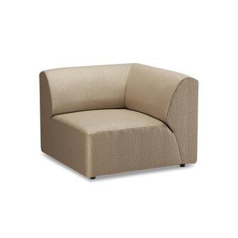 HKLIVING Jax Couch Element Rigtht End Pure, Earth