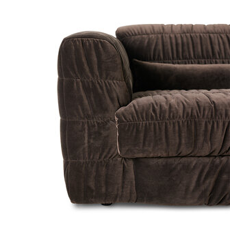 HKLIVING Club Couch Royal Velvet, Espresso