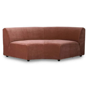 HKLIVING Jax Couch Element Round Royal Velvet Magnolia