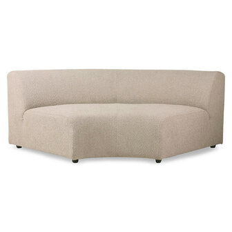 HKLIVING Jax Couch Element Round Boucle, Taupe