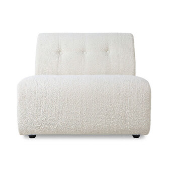 HKLIVING Vint Couch Element Middle Boucle, Cream