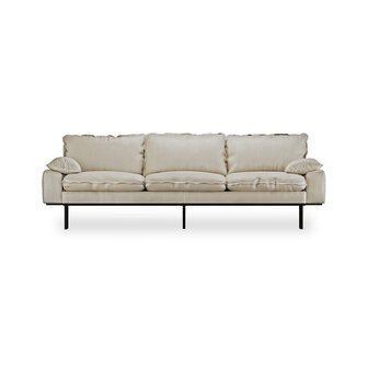 HKliving retro sofa 4 seats Royal Pure, Ivory