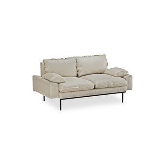 HKliving retro sofa 2 seats Pure Ivory