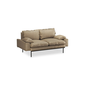 HKliving retro sofa 2 seats Pure earth