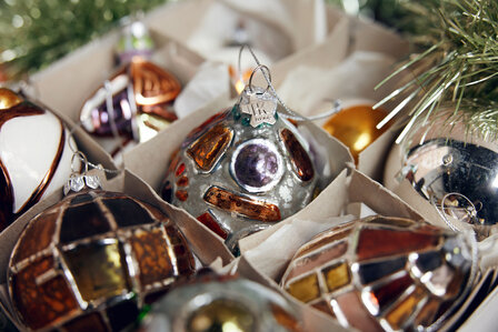 HKliving Christmas ornament Jewels oval