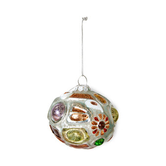 HKliving Christmas ornament Jewels round