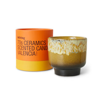 HKLIVING 70s ceramics scented candle Valencia