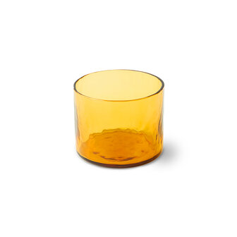 HKLIVING Tube glass amber