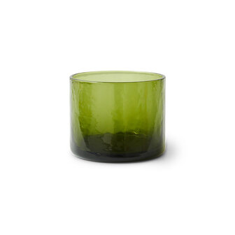 HKLIVING Tube glass olive