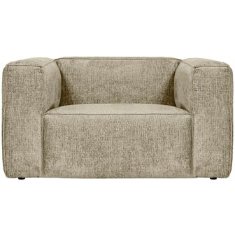 Woood Bean Fauteuil Structure Velvet Buttermilk