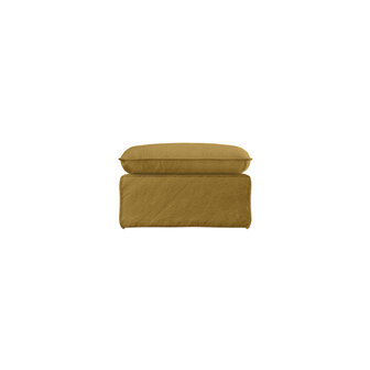 HKLIVING Nomad Couch Hocker Linen Burnt Ochre