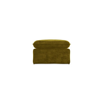 HKLIVING Nomad Couch Hocker Royal Velvet Olive