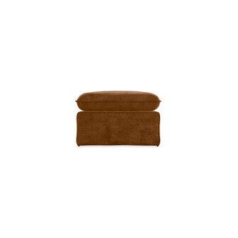 HKLIVING Nomad Couch Hocker Royal Velvet, Caramel