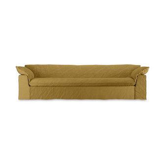 HKLIVING Nomad Couch Linen Burnt Ochre 305cm