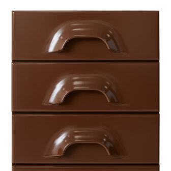 HKLIVING Chest Of 6 Drawers Chocolate