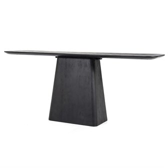 Eleonora Sidetable Aron 180x40 cm Zwart