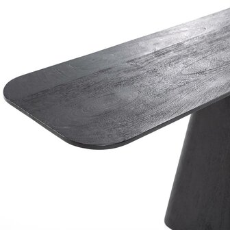 Eleonora Sidetable Aron 180x40 cm Zwart