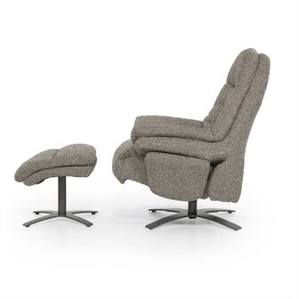 Eleonora Fauteuil Caleb Taupe Salerno