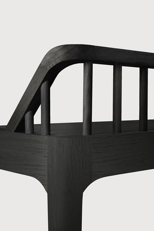 Ethnicraft Spindle black bench 