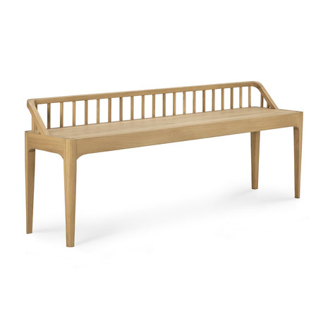 Ethnicraft oak Spindle bench 